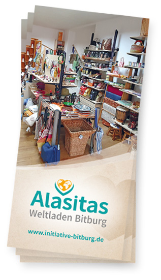 ALASITAS Weltladen in Bitburg | Flyer 02.07.2024